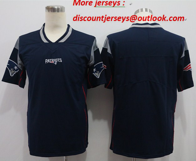Nike Patriots Blank Navy Vapor Untouchable Limited Jersey