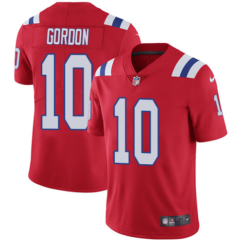 Nike Patriots #10 Josh Gordon Red Alternate Men's Stitched NFL Vapor Untouchable Limited Jersey Nike Patriots #10 Josh Gordon Red Alternate Men's Stitched NFL Vapor Untouchable Limited Jersey