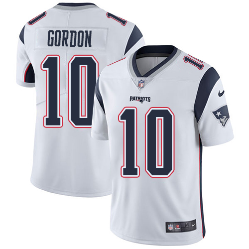 Nike Patriots #10 Josh Gordon White Men's Stitched NFL Vapor Untouchable Limited Jersey Nike Patriots #10 Josh Gordon White Men's Stitched NFL Vapor Untouchable Limited Jersey