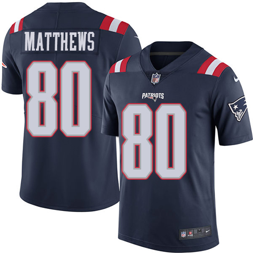 Nike Patriots #80 Jordan Matthews Navy Blue Men's Stitched NFL Limited Rush Jersey Nike Patriots #80 Jordan Matthews Navy Blue Men's Stitched NFL Limited Rush Jersey
