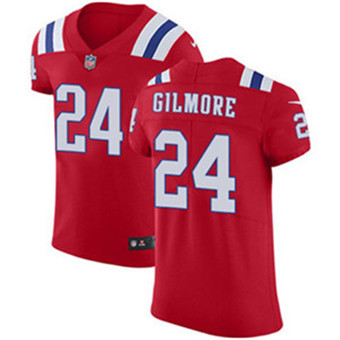 Nike Patriots #24 Stephon Gilmore Red Alternate Men's Stitched NFL Vapor Untouchable Elite Jersey Nike Patriots #24 Stephon Gilmore Red Alternate Men's Stitched NFL Vapor Untouchable Elite Jersey