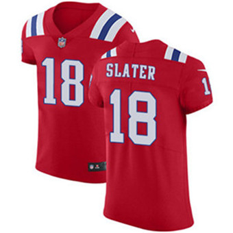 Nike Patriots #18 Matt Slater Red Alternate Men's Stitched NFL Vapor Untouchable Elite Jersey Nike Patriots #18 Matt Slater Red Alternate Men's Stitched NFL Vapor Untouchable Elite Jersey