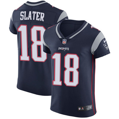 Nike Patriots #18 Matt Slater Navy Blue Team Color Men's Stitched NFL Vapor Untouchable Elite Jersey Nike Patriots #18 Matt Slater Navy Blue Team Color Men's Stitched NFL Vapor Untouchable Elite Jersey