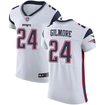 Nike Patriots #24 Stephon Gilmore White Men's Stitched NFL Vapor Untouchable Elite Jersey Nike Patriots #24 Stephon Gilmore White Men's Stitched NFL Vapor Untouchable Elite Jersey