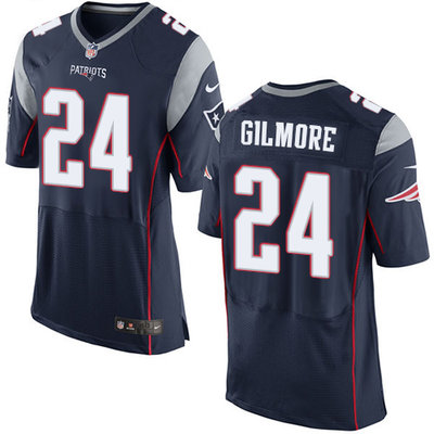 Nike Patriots #24 Stephon Gilmore Navy Blue Team Color Men's Stitched NFL Elite Jersey Nike Patriots #24 Stephon Gilmore Navy Blue Team Color Men's Stitched NFL Elite Jersey