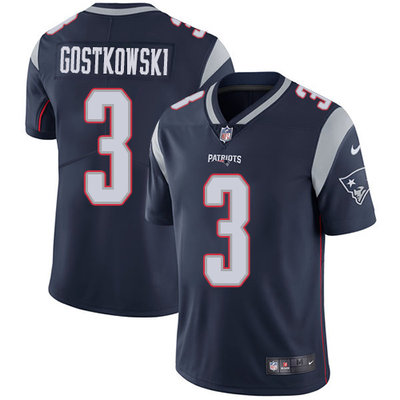 Nike Patriots #3 Stephen Gostkowski Navy Blue Team Color Men's Stitched NFL Vapor Untouchable Limited Jersey Nike Patriots #3 Stephen Gostkowski Navy Blue Team Color Men's Stitched NFL Vapor Untouchable Limited Jersey