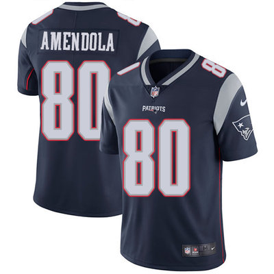 Nike Patriots #80 Danny Amendola Navy Blue Team Color Men's Stitched NFL Vapor Untouchable Limited Jersey Nike Patriots #80 Danny Amendola Navy Blue Team Color Men's Stitched NFL Vapor Untouchable Limited Jersey