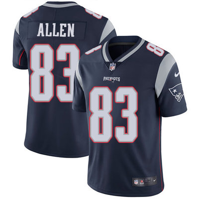 Nike Patriots #83 Dwayne Allen Navy Blue Team Color Men's Stitched NFL Vapor Untouchable Limited Jersey Nike Patriots #83 Dwayne Allen Navy Blue Team Color Men's Stitched NFL Vapor Untouchable Limited Jersey