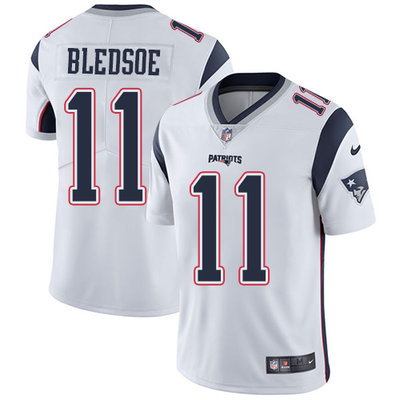 Nike Patriots #11 Drew Bledsoe White Men's Stitched NFL Vapor Untouchable Limited Jersey Nike Patriots #11 Drew Bledsoe White Men's Stitched NFL Vapor Untouchable Limited Jersey