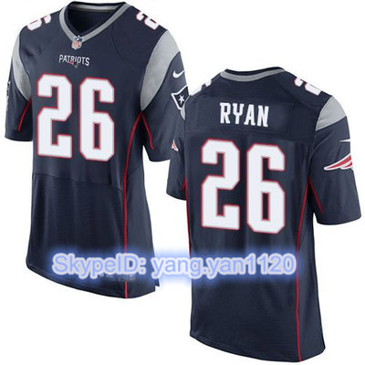 Nike Patriots #26 Logan Ryan Navy Blue Team Color Men's Stitched NFL New Elite Jersey