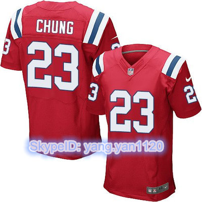 Nike Patriots #23 Patrick Chung Red Alternate Men's Stitched NFL Elite Jersey
