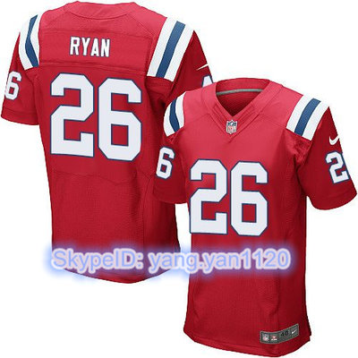 Nike Patriots #26 Logan Ryan Red Alternate Men's Stitched NFL Elite Jersey