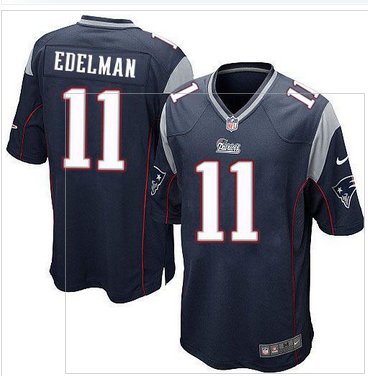 New New England Patriots #11 Julian Edelman Navy Blue Team Color NFL Game Jersey New New England Patriots #11 Julian Edelman Navy Blue Team Color NFL Game Jersey