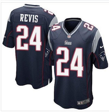 New NewEngland Patriots #24 Darrelle Revis Navy Blue Team Color NFL Game Jersey New NewEngland Patriots #24 Darrelle Revis Navy Blue Team Color NFL Game Jersey