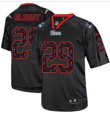 Nike New England Patriots #29 LeGarrette Blount New Lights Out Black NFL Elite Jersey Nike New England Patriots #29 LeGarrette Blount New Lights Out Black NFL Elite Jersey