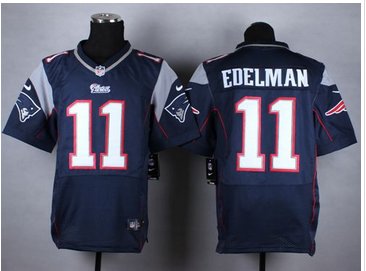 New New England Patriots #11 Julian Edelman Navy Blue Team Color NFL Elite Jersey New New England Patriots #11 Julian Edelman Navy Blue Team Color NFL Elite Jersey