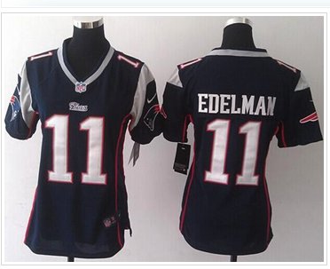 Women's NEW Patriots #11 Julian Edelman Navy Blue Team Color NFL Elite Jersey Women's NEW Patriots #11 Julian Edelman Navy Blue Team Color NFL Elite Jersey