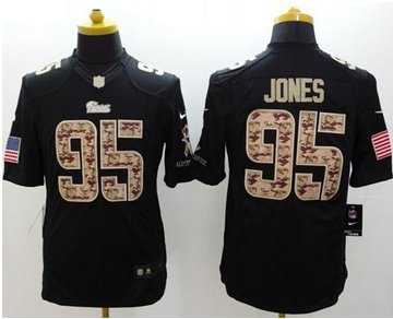 NEW New England Patriots #95 Chandler Jones Black NFL Limited Salute to Service Jersey NEW New England Patriots #95 Chandler Jones Black NFL Limited Salute to Service Jersey
