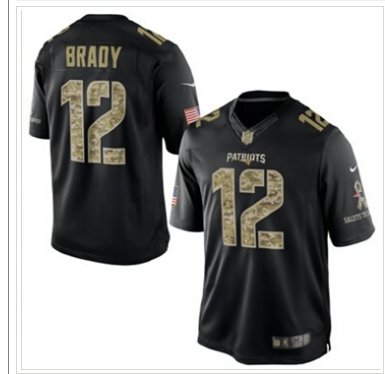 New England Patriots #12 Tom Brady NEW Black Salute To Service Jersey New England Patriots #12 Tom Brady NEW Black Salute To Service Jersey