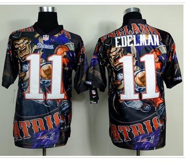 New New England Patriots #11 Julian Edelman Team Color NFL Elite Fanatical Version Jersey New New England Patriots #11 Julian Edelman Team Color NFL Elite Fanatical Version Jersey