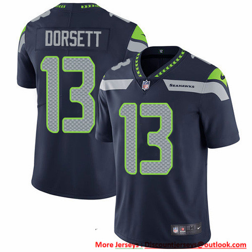 Nike Seahawks #13 Phillip Dorsett Steel Blue Team Color Men's Stitched NFL Vapor Untouchable Limited Jersey Nike Seahawks #13 Phillip Dorsett Steel Blue Team Color Men's Stitched NFL Vapor Untouchable Limited Jersey