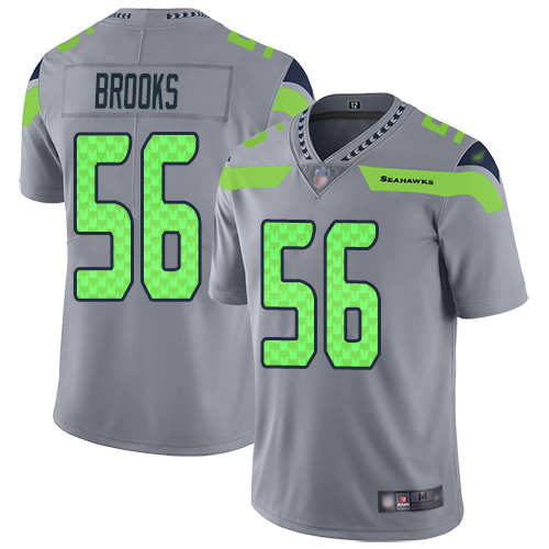 Nike Seahawks #56 Jordyn Brooks Gray Men's Stitched NFL Limited Inverted Legend Jersey Nike Seahawks #56 Jordyn Brooks Gray Men's Stitched NFL Limited Inverted Legend Jersey