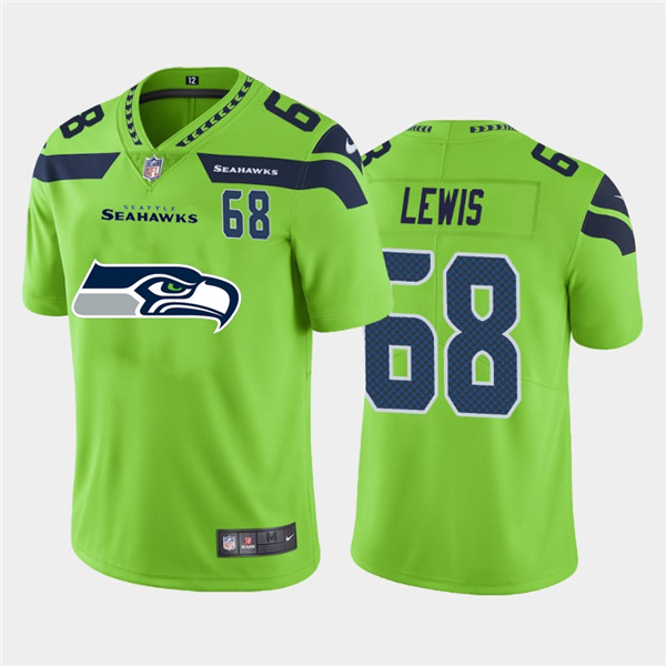 Nike Seahawks 68 Damien Lewis Green Team Big Logo Number Vapor Untouchable Limited Jersey Nike Seahawks 68 Damien Lewis Green Team Big Logo Number Vapor Untouchable Limited Jersey