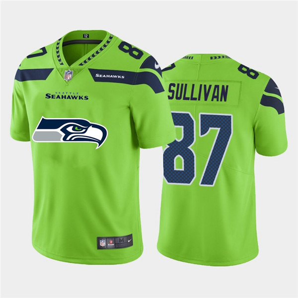 Nike Seahawks 87 Stephen Sullivan Green Team Big Logo Vapor Untouchable Limited Jersey Nike Seahawks 87 Stephen Sullivan Green Team Big Logo Vapor Untouchable Limited Jersey