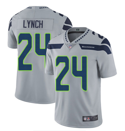 Nike Seahawks 24 Marshawn Lynch Gray Vapor Untouchable Limited Jersey Nike Seahawks 24 Marshawn Lynch Gray Vapor Untouchable Limited Jersey