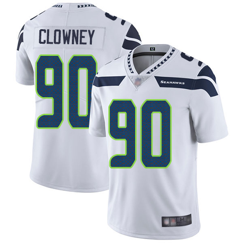 Seahawks #90 Jadeveon Clowney White Men's Stitched Football Vapor Untouchable Limited Jersey Seahawks #90 Jadeveon Clowney White Men's Stitched Football Vapor Untouchable Limited Jersey
