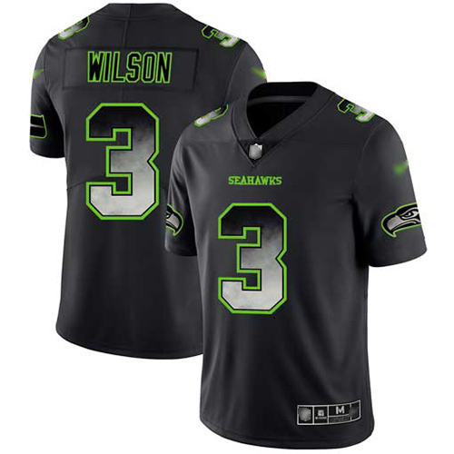 Seahawks #3 Russell Wilson Black Men's Stitched Football Vapor Untouchable Limited Smoke Fashion Jersey Seahawks #3 Russell Wilson Black Men's Stitched Football Vapor Untouchable Limited Smoke Fashion Jersey
