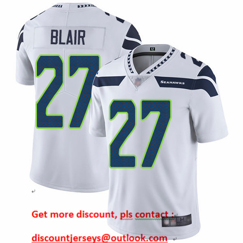 Seahawks #27 Marquise Blair White Men's Stitched Football Vapor Untouchable Limited Jersey Seahawks #27 Marquise Blair White Men's Stitched Football Vapor Untouchable Limited Jersey