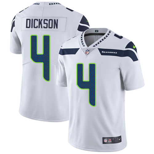 Nike Seahawks #4 Michael Dickson White Men's Stitched NFL Vapor Untouchable Limited Jersey Nike Seahawks #4 Michael Dickson White Men's Stitched NFL Vapor Untouchable Limited Jersey
