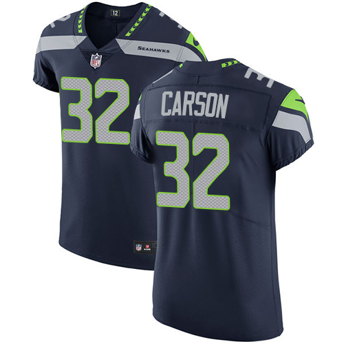 Nike Seahawks #32 Chris Carson Steel Blue Team Color Men's Stitched NFL Vapor Untouchable Elite Jersey Nike Seahawks #32 Chris Carson Steel Blue Team Color Men's Stitched NFL Vapor Untouchable Elite Jersey