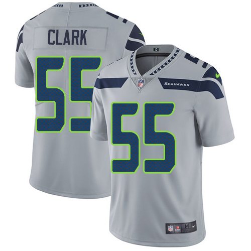 Nike Seahawks 55 Frank Clark Gray Vapor Untouchable Limited Jersey Nike Seahawks 55 Frank Clark Gray Vapor Untouchable Limited Jersey