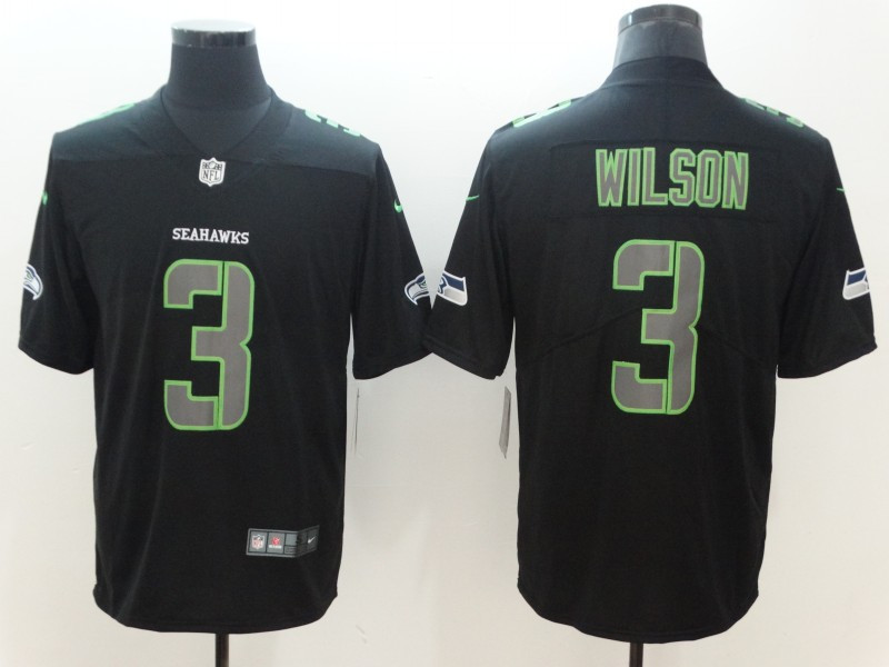 Nike Seahawks 3 Russell Wilson Black Vapor Impact Limited Jersey Nike Seahawks 3 Russell Wilson Black Vapor Impact Limited Jersey