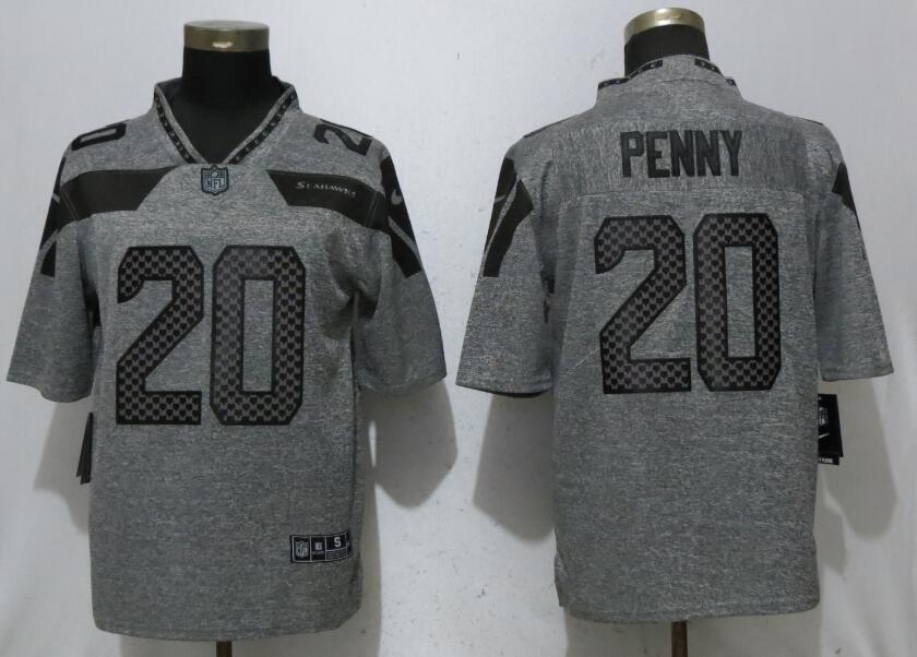 Nike Seahawks 20 Rashaad Penny Gray Gridiron Gray Vapor Untouchable Limited Jersey Nike Seahawks 20 Rashaad Penny Gray Gridiron Gray Vapor Untouchable Limited Jersey