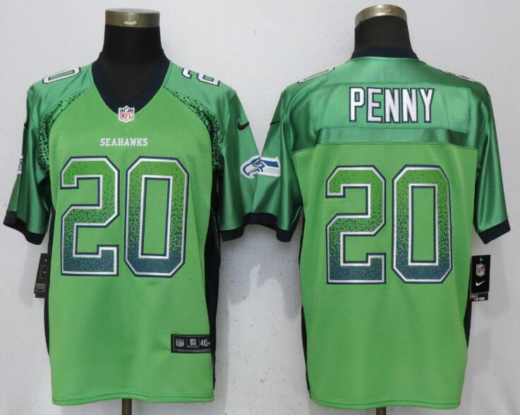 Nike Seahawks #20 Rashaad Penny Green Drift Fashion Elite Jersey Nike Seahawks #20 Rashaad Penny Green Drift Fashion Elite Jersey