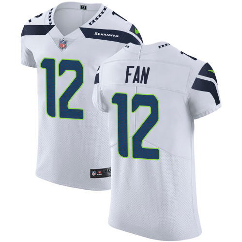 Nike Seahawks #12 Fan White Men's Stitched NFL Vapor Untouchable Elite Jersey Nike Seahawks #12 Fan White Men's Stitched NFL Vapor Untouchable Elite Jersey