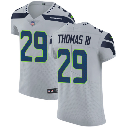 Nike Seahawks #29 Earl Thomas III Grey Alternate Men's Stitched NFL Vapor Untouchable Elite Jersey Nike Seahawks #29 Earl Thomas III Grey Alternate Men's Stitched NFL Vapor Untouchable Elite Jersey