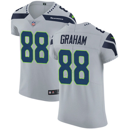 Nike Seahawks #88 Jimmy Graham Grey Alternate Men's Stitched NFL Vapor Untouchable Elite Jersey Nike Seahawks #88 Jimmy Graham Grey Alternate Men's Stitched NFL Vapor Untouchable Elite Jersey