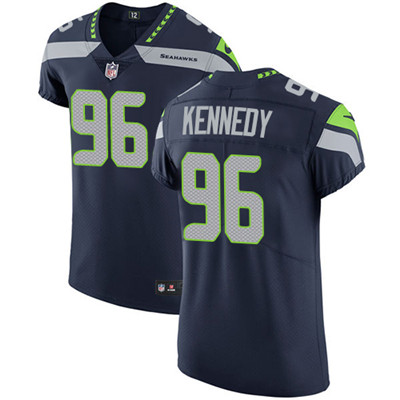 Nike Seahawks #96 Cortez Kennedy Steel Blue Team Color Men's Stitched NFL Vapor Untouchable Elite Jersey Nike Seahawks #96 Cortez Kennedy Steel Blue Team Color Men's Stitched NFL Vapor Untouchable Elite Jersey