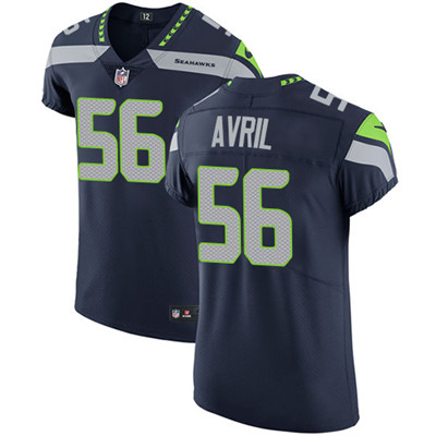 Nike Seahawks #56 Cliff Avril Steel Blue Team Color Men's Stitched NFL Vapor Untouchable Elite Jersey Nike Seahawks #56 Cliff Avril Steel Blue Team Color Men's Stitched NFL Vapor Untouchable Elite Jersey
