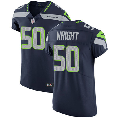 Nike Seahawks #50 K.J. Wright Steel Blue Team Color Men's Stitched NFL Vapor Untouchable Elite Jersey Nike Seahawks #50 K.J. Wright Steel Blue Team Color Men's Stitched NFL Vapor Untouchable Elite Jersey