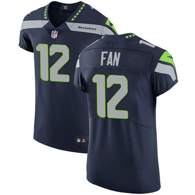 Nike Seahawks #12 Fan Steel Blue Team Color Men's Stitched NFL Vapor Untouchable Elite Jersey Nike Seahawks #12 Fan Steel Blue Team Color Men's Stitched NFL Vapor Untouchable Elite Jersey