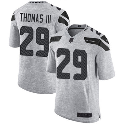 Nike Seahawks #29 Earl Thomas III Gray Men's Stitched NFL Limited Gridiron Gray II Jersey Nike Seahawks #29 Earl Thomas III Gray Men's Stitched NFL Limited Gridiron Gray II Jersey
