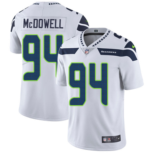 Nike Seahawks #94 Malik McDowell White Men's Stitched NFL Vapor Untouchable Limited Jersey Nike Seahawks #94 Malik McDowell White Men's Stitched NFL Vapor Untouchable Limited Jersey