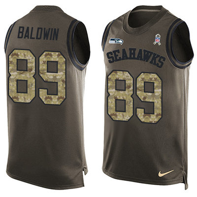 Nike Seahawks #89 Doug Baldwin Green Men's Stitched NFL Limited Salute To Service Tank Top Jersey Nike Seahawks #89 Doug Baldwin Green Men's Stitched NFL Limited Salute To Service Tank Top Jersey