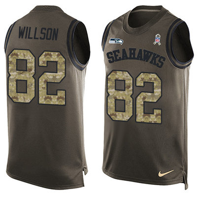 Nike Seahawks #82 Luke Willson Green Men's Stitched NFL Limited Salute To Service Tank Top Jersey Nike Seahawks #82 Luke Willson Green Men's Stitched NFL Limited Salute To Service Tank Top Jersey