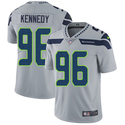 Nike Seahawks #96 Cortez Kennedy Grey Alternate Men's Stitched NFL Vapor Untouchable Limited Jersey Nike Seahawks #96 Cortez Kennedy Grey Alternate Men's Stitched NFL Vapor Untouchable Limited Jersey